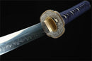 Katana T10 Carbon Steel Hand Forge Real Hamon Clay Tempered-Katana-Showhigh-Samurai Sword Store