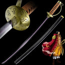 One Piece Carbon Steel Gol D Roger′s Sword Anime Cosplay-Katana-Masahiro Katana-Samurai Sword Store