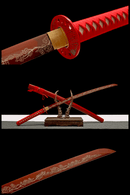Red Katana Sword High Quality-Katana-Showhigh-Samurai Sword Store