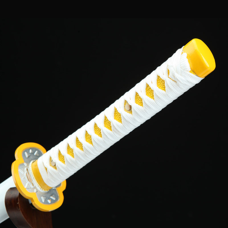 Zenitsu Agatsuma Katana - 1045 Steel Demon Slayer Sword | Kimetsu no Yaiba Replica