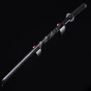 Handmade Black Wooden Bokken – Kendo, Iaido, Daito Practice & Sparring Katana Training Sword